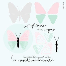 archivo de corte mariposa